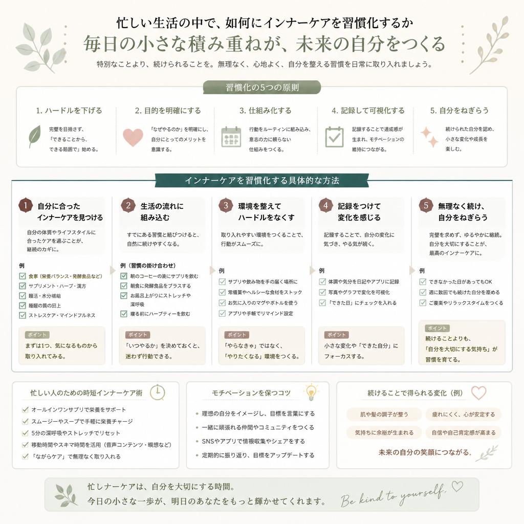 4. 日常に取り入れる習慣
