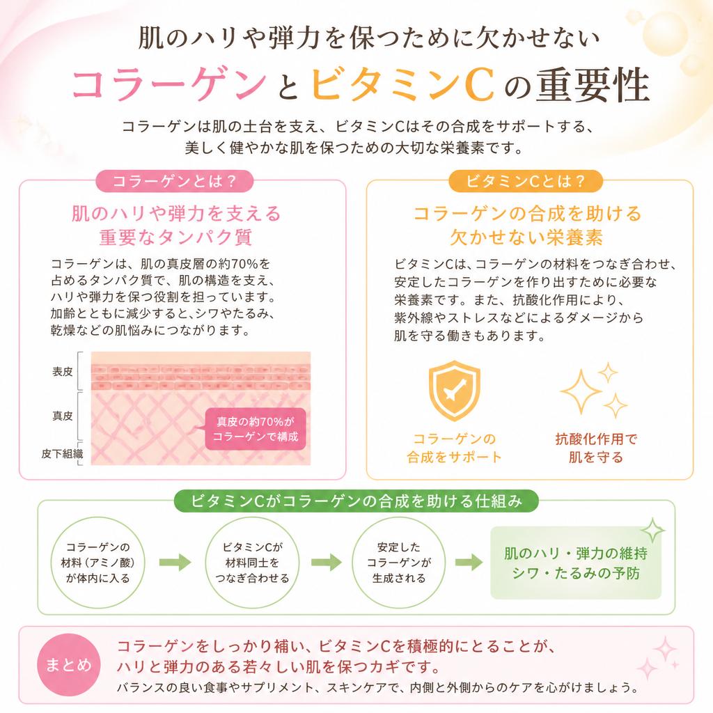 コラーゲンとビタミンCの役割