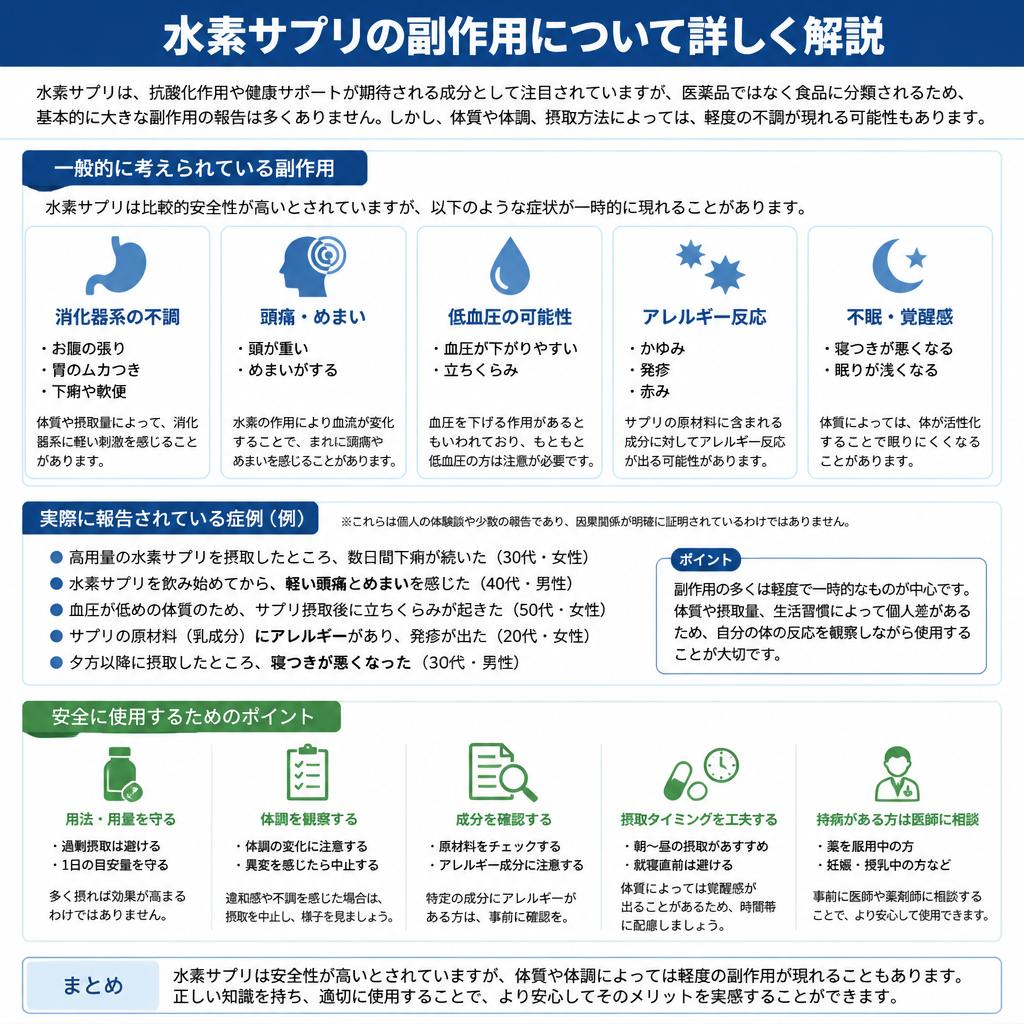 副作用について知っておくべきこと