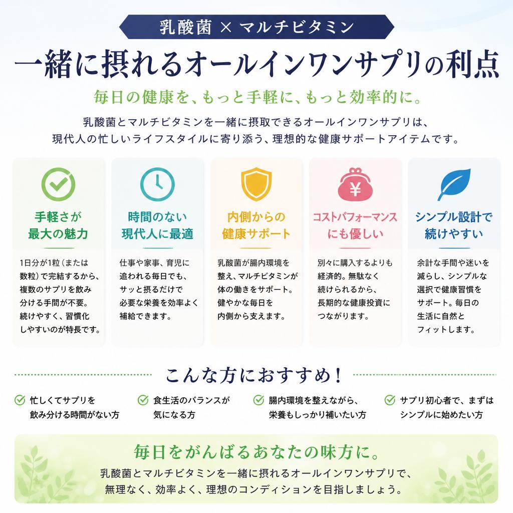 オールインワンの魅力