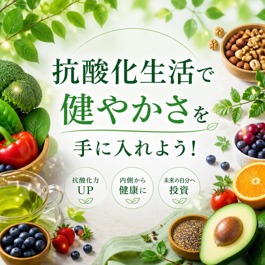 抗酸化生活で健やかさを手に入れよう！