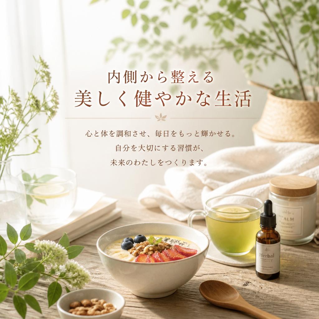 内側から整える美しく健やかな生活