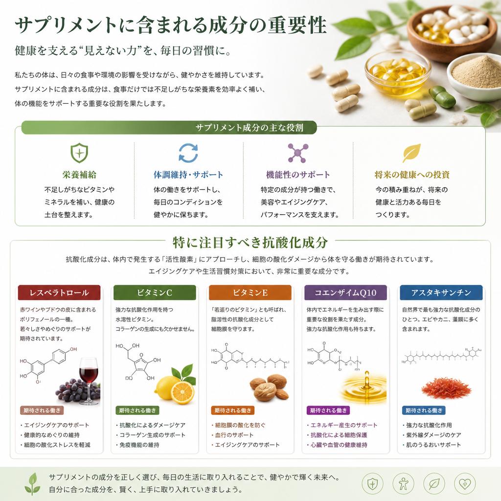 2. 成分の見方：何をチェックすべきか