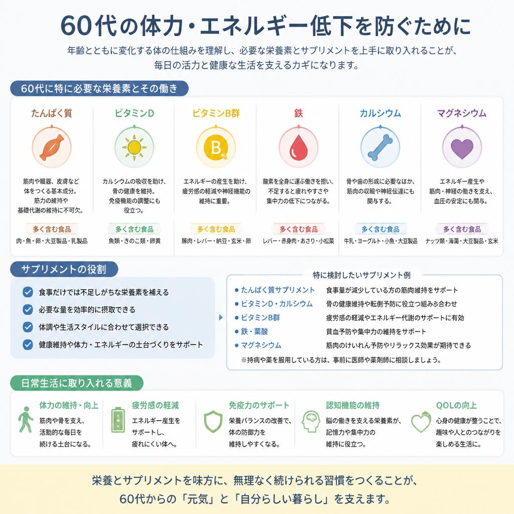 サプリメントの必要性