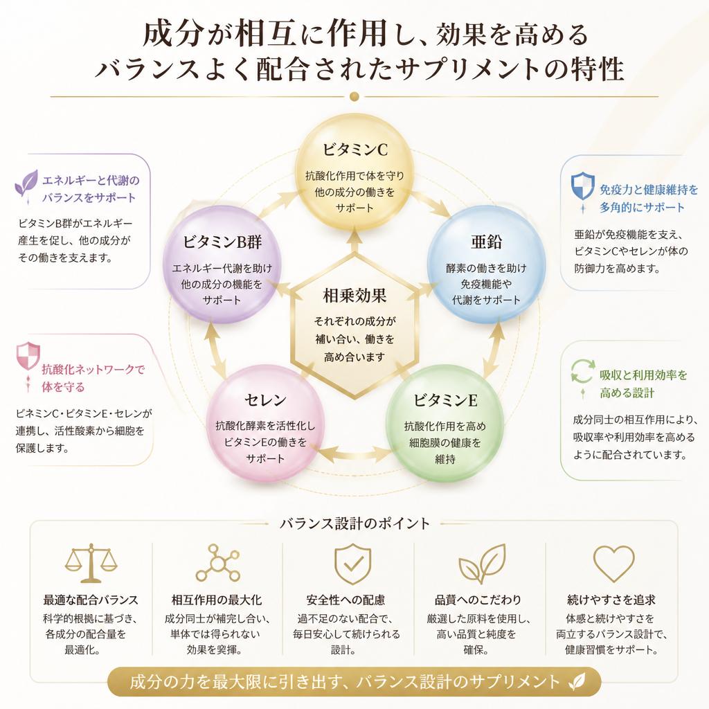4. 配合バランスの重要性