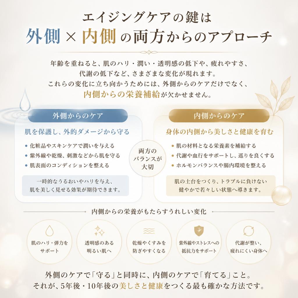 内側からのケアが鍵！