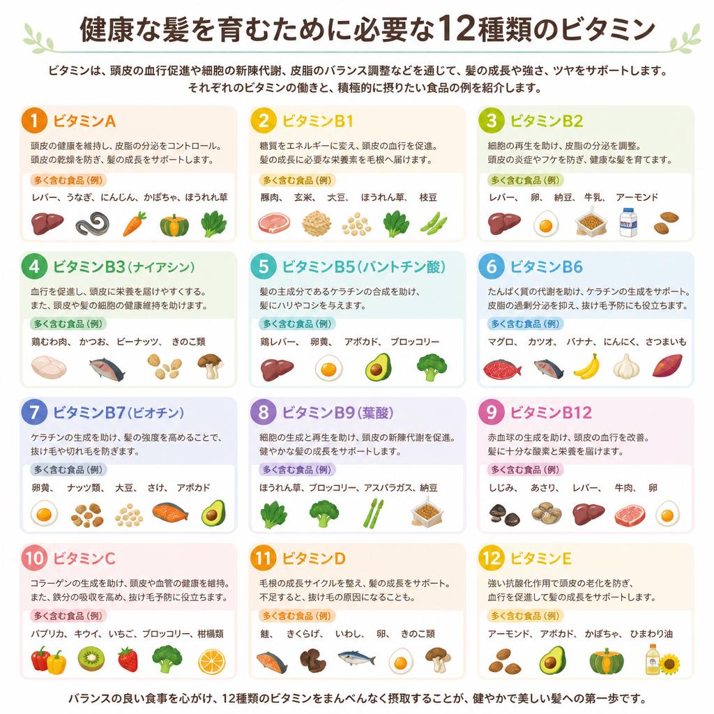 12種類のビタミンがサポート!