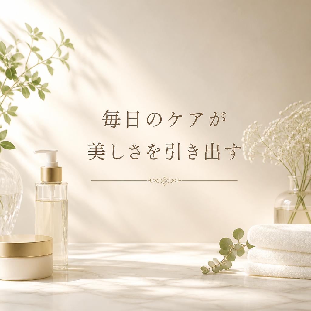 毎日のケアが美しさを引き出す
