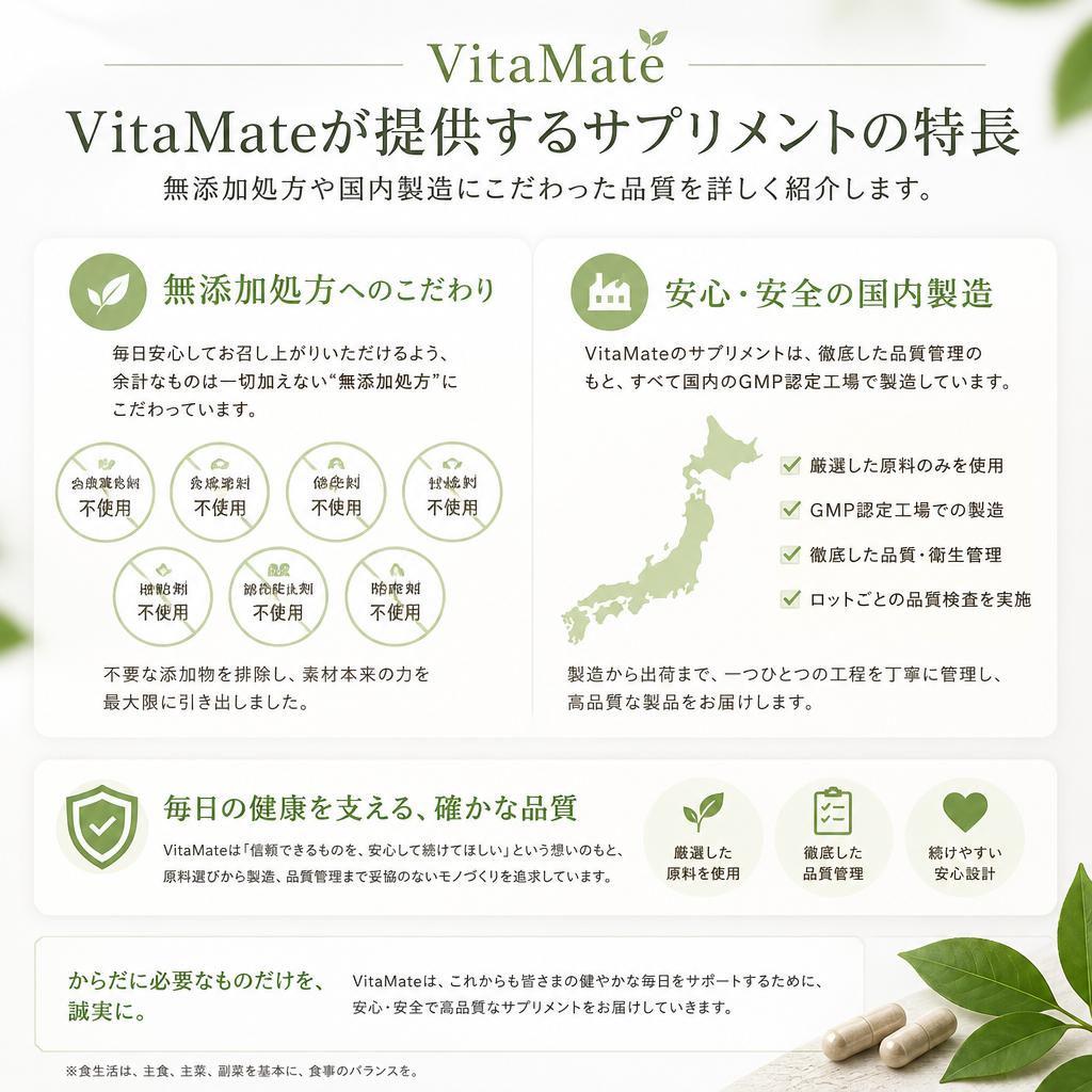 VitaMateの特徴
