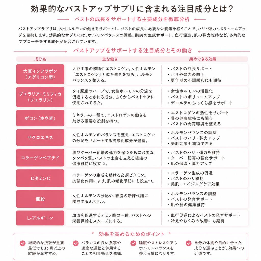 成分構成の重要性