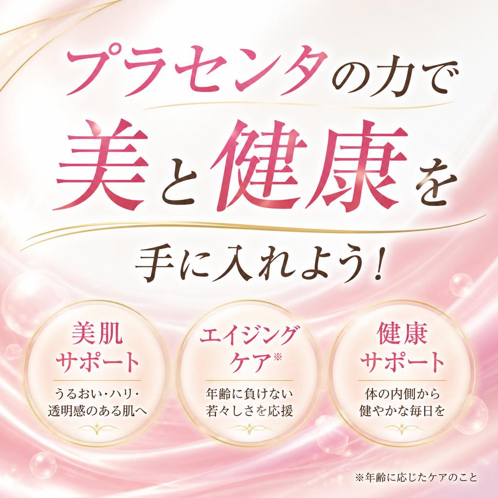 プラセンタの力で美と健康を手に入れよう！