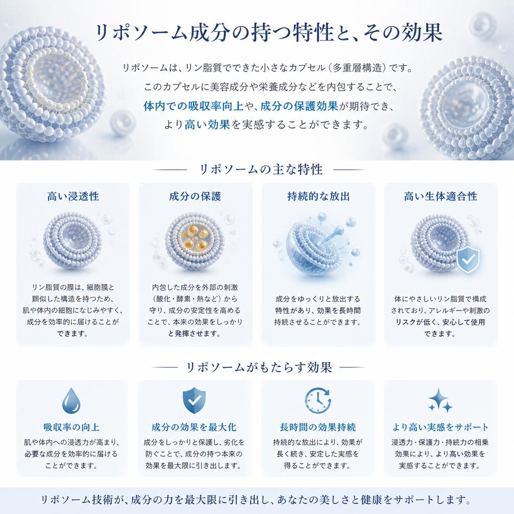 リポソーム成分の重要性