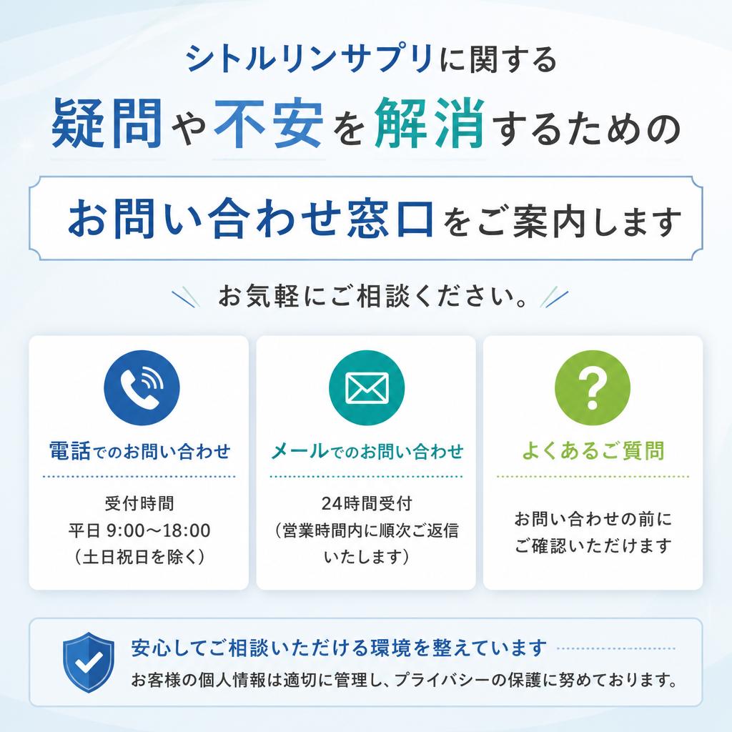 7. お問い合わせ：あなたの健康をサポートします！