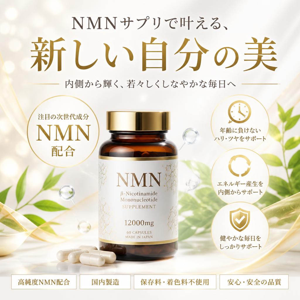 NMNサプリで叶える、新しい自分の美