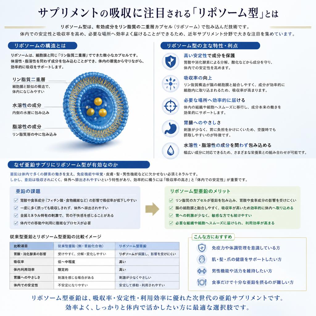 2. リポソーム型サプリメントの魅力